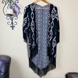 💎 Fringe Tribal Kimono Large